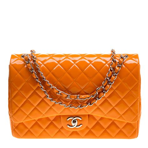 chanel orange purse|chanel orange bag.